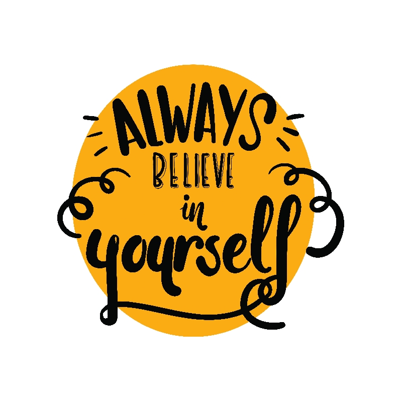 Tranh canvas hiện đại Always believe in yourself